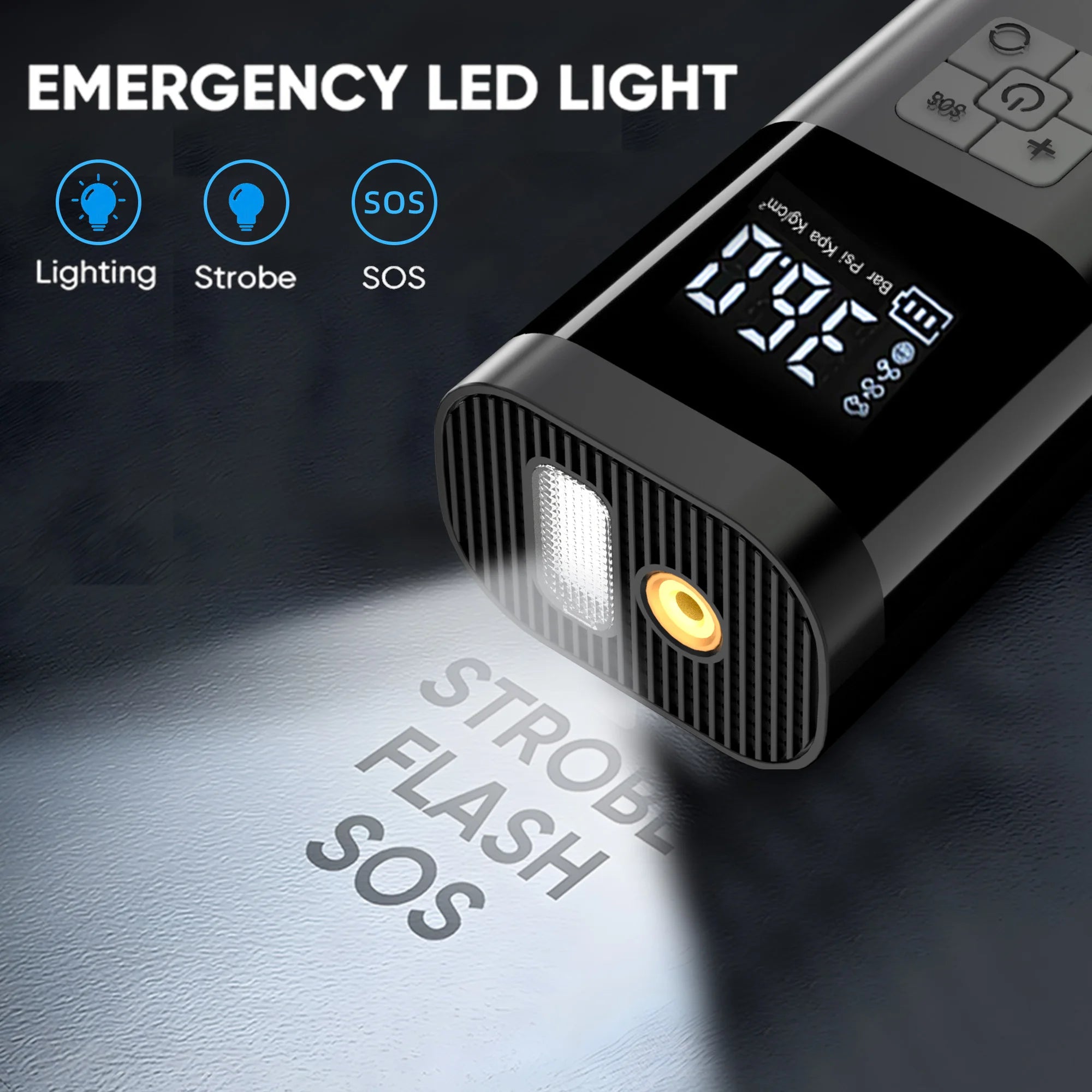 Compresor de aire portátil para coche